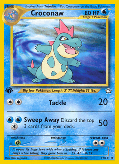 Croconaw Neo Genesis card