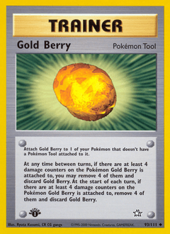 2000 Neo Genesis Gold Berry #93