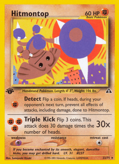 Hitmontop Neo Discovery card