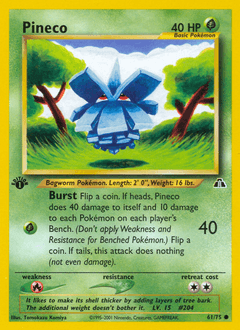 Pineco Neo Discovery card