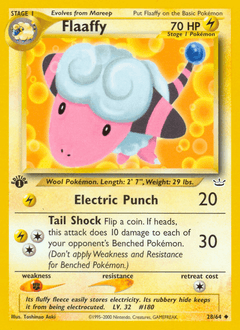 2001 Neo Revelation Flaaffy #28