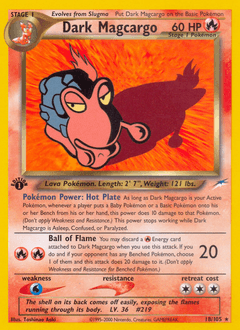 2002 Neo Destiny Dark Magcargo #18