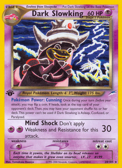 2002 Neo Destiny Dark Slowking #20