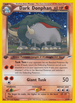 2002 Neo Destiny Dark Donphan #3