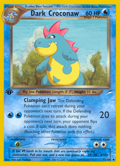 2002 Neo Destiny Dark Croconaw #32