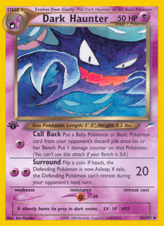 2002 Neo Destiny Dark Haunter #36
