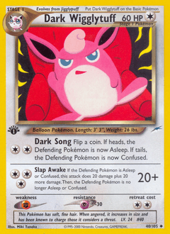 2002 Neo Destiny Dark Wigglytuff #40