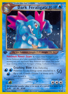 2002 Neo Destiny Dark Feraligatr #5