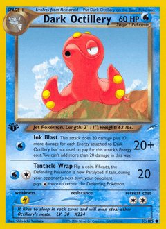 2002 Neo Destiny Dark Octillery #62
