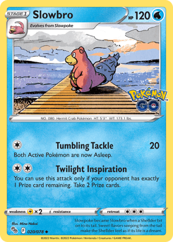 2022 Pokémon GO Slowbro #20