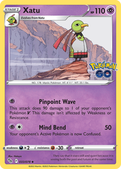 2022 Pokémon GO Xatu #33