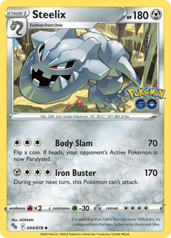 2022 Pokémon GO Steelix #44