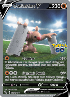 2022 Pokémon GO Conkeldurr V #74
