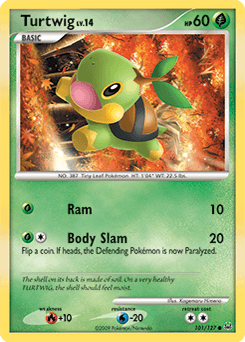 Turtwig Platinum card