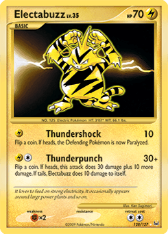 Electabuzz Platinum card