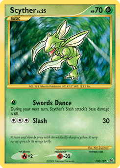 Scyther Platinum card