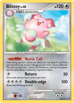 Blissey Platinum card
