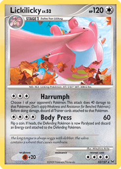 2009 Platinum Lickilicky #33