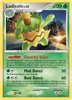 Ludicolo Platinum card