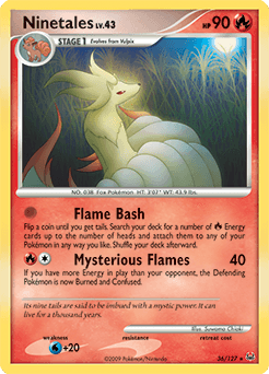 2009 Platinum Ninetales #36