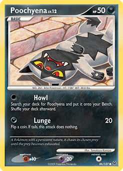 Poochyena Platinum card
