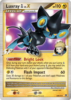 Luxray GL LV.X Rising Rivals card