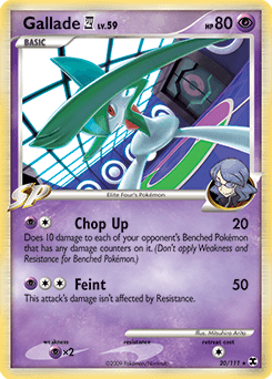 2009 Rising Rivals Gallade E4 #20