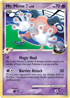 2009 Rising Rivals Mr. Mime E4 #28