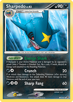Sharpedo Rising Rivals card