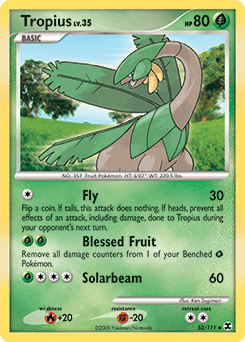 Tropius Rising Rivals card