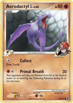 2009 Rising Rivals Aerodactyl GL #55