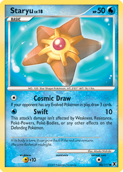 2009 Rising Rivals Staryu #83
