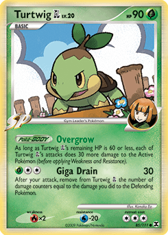 2009 Rising Rivals Turtwig GL #85