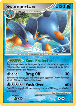 Swampert Supreme Victors card