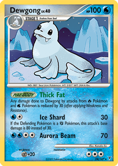 Dewgong Supreme Victors card