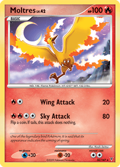 2009 Supreme Victors Moltres #36