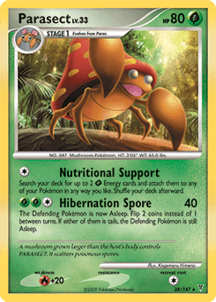 Parasect Supreme Victors card