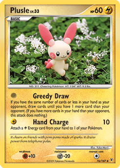 Plusle Supreme Victors card