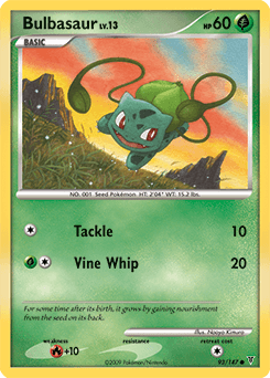 2009 Supreme Victors Bulbasaur #93