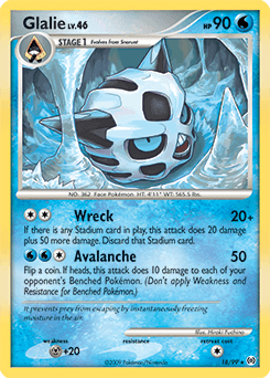 Glalie Arceus card