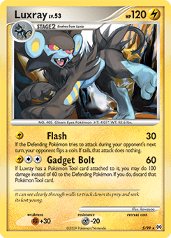 Luxray Arceus card