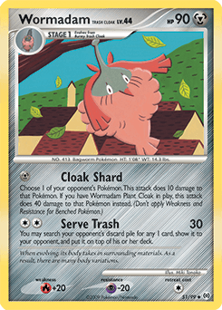 2009 Arceus Wormadam Trash Cloak #51
