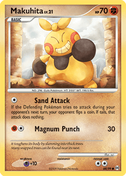 Makuhita Arceus card