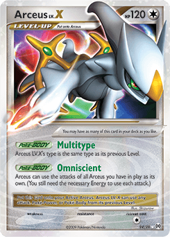 2009 Arceus Arceus LV.X #94