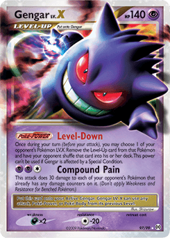 Gengar LV.X Arceus card