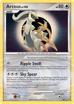 Arceus Arceus card