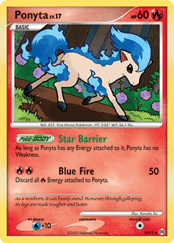 Ponyta Arceus card