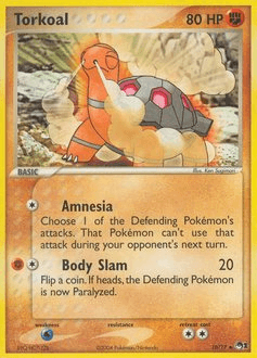 Torkoal POP Series 1 card