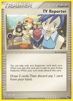 TV Reporter POP Series 2 card