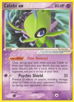 Celebi ex POP Series 2 card